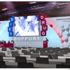 Rendering 3D per palco congressuale Merck Serono