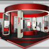 Rendering 3D per stand fieristico Riello